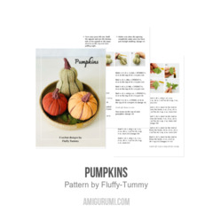 Pumpkins amigurumi pattern by Fluffy Tummy