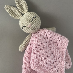 Bunny Baby Security Blanket amigurumi by CrochetThingsByB