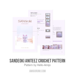 SANdeoki ANITEEZ Crochet Pattern amigurumi pattern by Hello Amijo