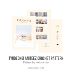 TYUdeongi ANITEEZ Crochet Pattern amigurumi pattern by Hello Amijo