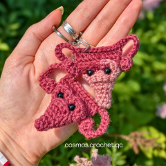 Usrula the angry Uterus  amigurumi pattern by Cosmos.crochet.qc