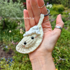 Dolly the Pierogi amigurumi pattern by Cosmos.crochet.qc