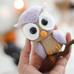 Wise Owl amigurumi pattern by Crocheniacs