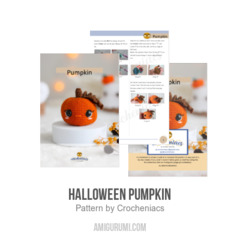 Halloween Pumpkin amigurumi pattern by Crocheniacs