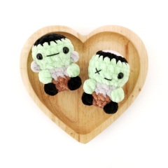 No-Sew Frankenstein + Zombie Mod amigurumi pattern by Stitch by Fay