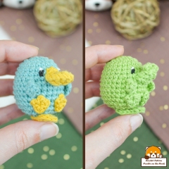 Pocket ChubBies - Splash Squad amigurumi pattern by Noobie On The Hook