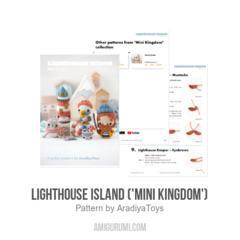 Lighthouse Island ('Mini Kingdom') amigurumi pattern by AradiyaToys