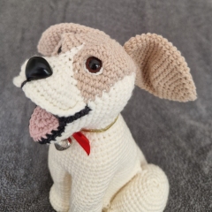 Joyce The Russel Terrier amigurumi pattern by StuffTheBody