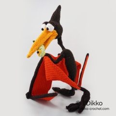 Ptolemaios the Pteranodon amigurumi pattern by IlDikko