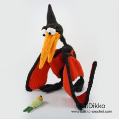 Ptolemaios the Pteranodon amigurumi by IlDikko