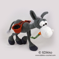 Dusty the Donkey amigurumi pattern by IlDikko