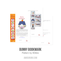 Bunny Bookmark amigurumi pattern by IlDikko