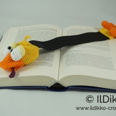 Ducklas the Duck Bookmark amigurumi by IlDikko