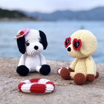 Flecky the Dog amigurumi pattern by Pepika