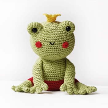 Fred the Frog amigurumi pattern by Pepika