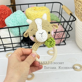 Goat rattle amigurumi pattern by TANATIcrochet