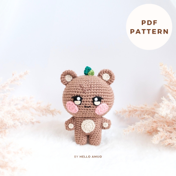 JJONGbear ANITEEZ Crochet Pattern amigurumi pattern by Hello Amijo