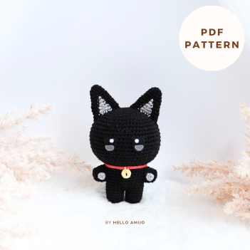 WOOYOnyang ANITEEZ Crochet Pattern amigurumi pattern by Hello Amijo