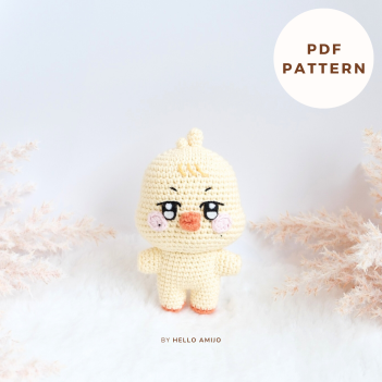 bbyongMING Aniteez Crochet Pattern amigurumi pattern by Hello Amijo