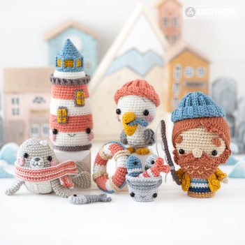 Lighthouse Island ('Mini Kingdom') amigurumi pattern by AradiyaToys