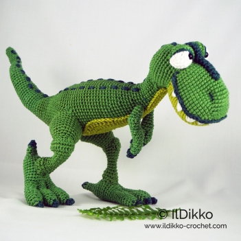  T-mothy the T-rex amigurumi pattern by IlDikko