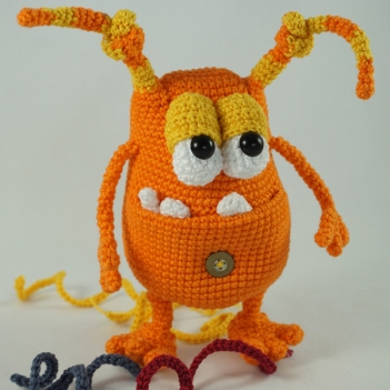 Webster the Monster amigurumi pattern by IlDikko