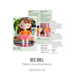 Bee Doll amigurumi pattern by yorbashideout