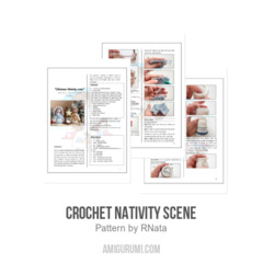 Crochet Nativity Scene amigurumi pattern by RNata