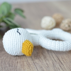 Duck Teething Toy amigurumi pattern by Elisas Crochet