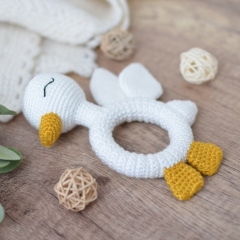 Duck Teething Toy amigurumi by Elisas Crochet