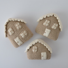 Scandinavian Village amigurumi by Elisas Crochet
