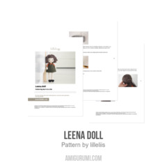 Leena doll amigurumi pattern by lilleliis