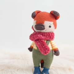 Linus the Fox amigurumi by Bluesparrow Handmade