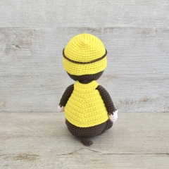 The geologist mole amigurumi pattern by Tejidos con alma