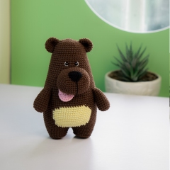 Cutie Bear amigurumi by Lennutas