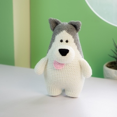 Cutie Husky amigurumi by Lennutas