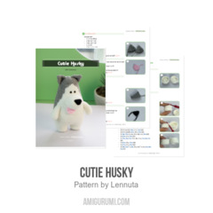 Cutie Husky amigurumi pattern by Lennutas