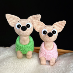 Dog Chihuahua amigurumi pattern by Mommy Patterns