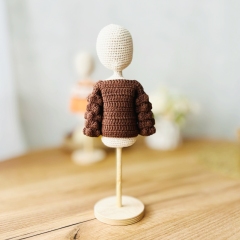 Autumn sweaters amigurumi by Fluffy Tummy