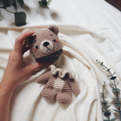 Chibi OUTFIT BEAR amigurumi by woolly.doodly