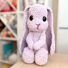 Thistle the Lop Bun amigurumi by DearJackiStitchery