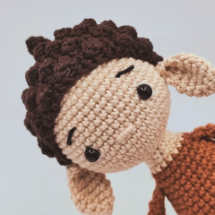 Crochet acorn elf amigurumi pattern by yarnacadabra