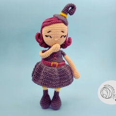 Crochet witch pattern amigurumi pattern by yarnacadabra