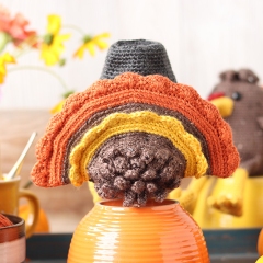 Turkey Gnome and Turkey Friend amigurumi pattern by Jen Hayes Creations