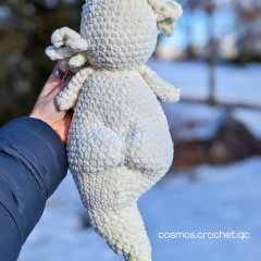 Cumulus the wind elemental amigurumi pattern by Cosmos.crochet.qc