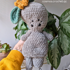 Freya the earth elemental amigurumi by Cosmos.crochet.qc