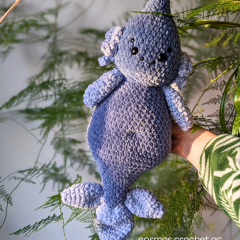 Triton the water elemental amigurumi by Cosmos.crochet.qc