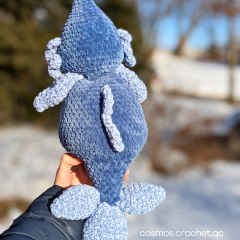 Triton the water elemental amigurumi pattern by Cosmos.crochet.qc