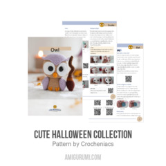 Cute Halloween Collection amigurumi pattern by Crocheniacs