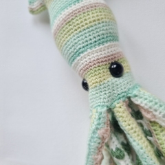 Cannoli the Squid amigurumi by LittleEllies_Handmade